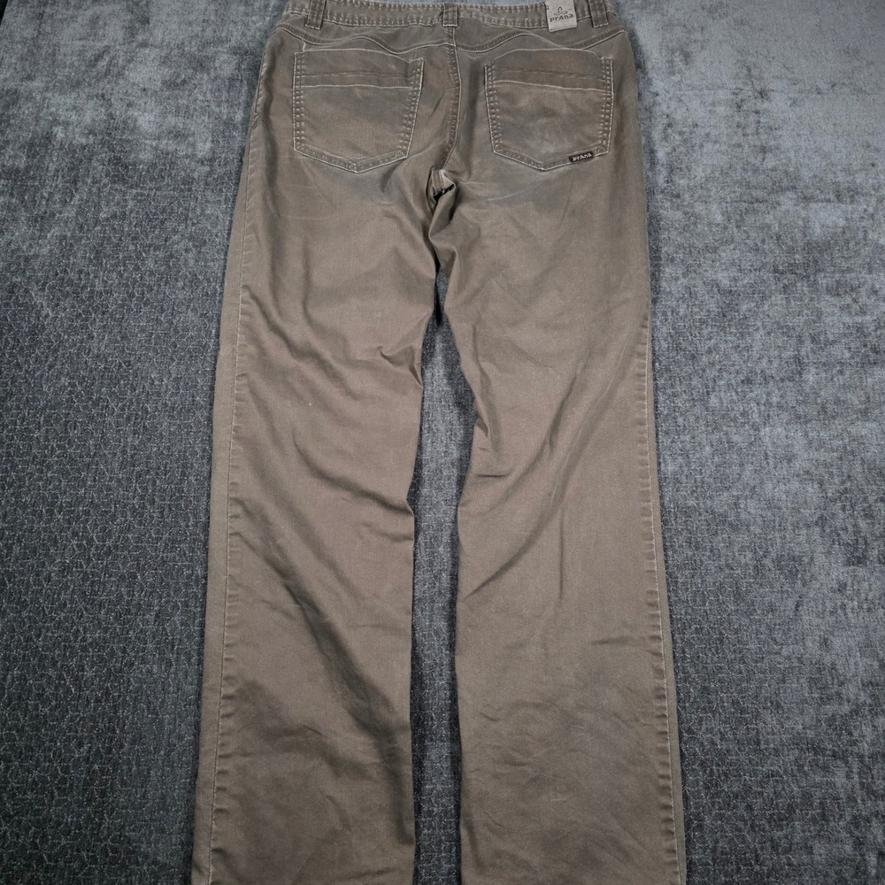 Prana Slim Fit Pants Mens 34x32 Brown Earth Tone Five Pocket Outdoor Trousers